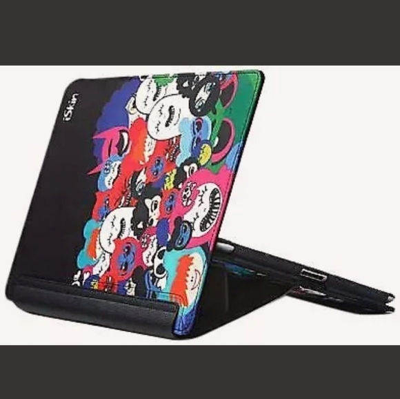 iPad 2 Case iskin Happy Friends Folio with Typing and Viewing Stand Aura Folding - Picture 3 of 8